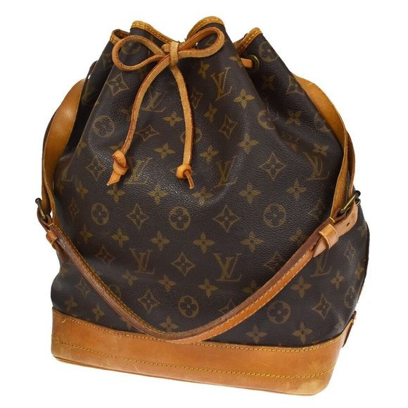 LOUIS VUITTON Noe GM Drawstring Shoulder Bag Monogram Leather BN M42224 86YD128 - Picture 1 of 15